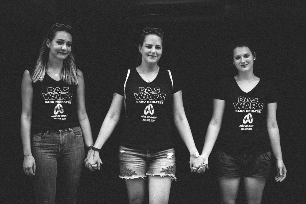 Krasses JGA-Fotoshooting an den Landungsbrücken